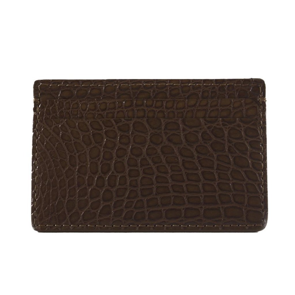 Genuine Matte Alligator 5-Pocket Card Case | BPW5859M