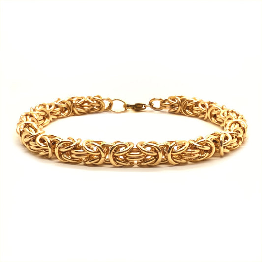 Byzantine Chainmaille Bracelet in 14K Gold Fill