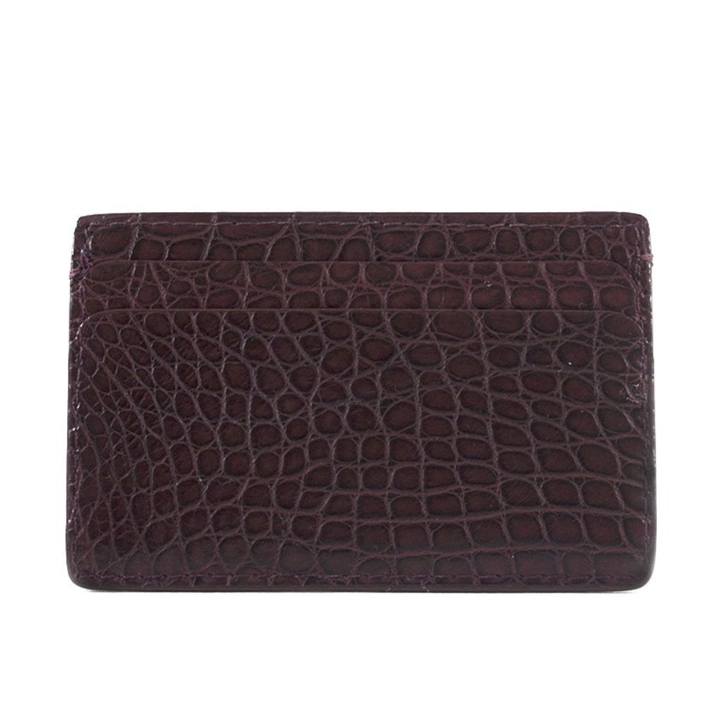 Genuine Matte Alligator 5-Pocket Card Case | BPW5859M