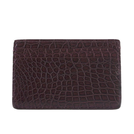 Genuine Matte Alligator 5-Pocket Card Case | BPW5859M