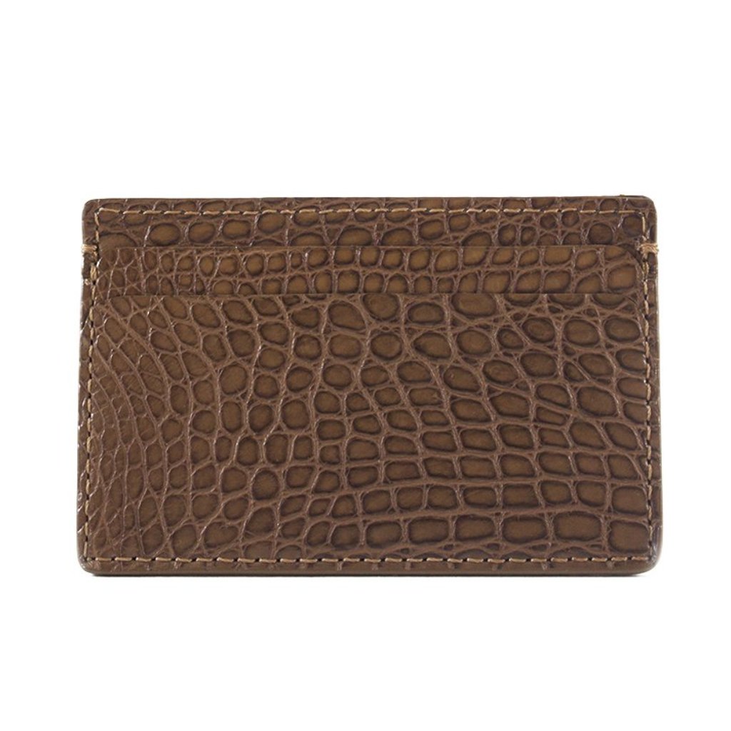 Genuine Matte Alligator 5-Pocket Card Case | BPW5859M