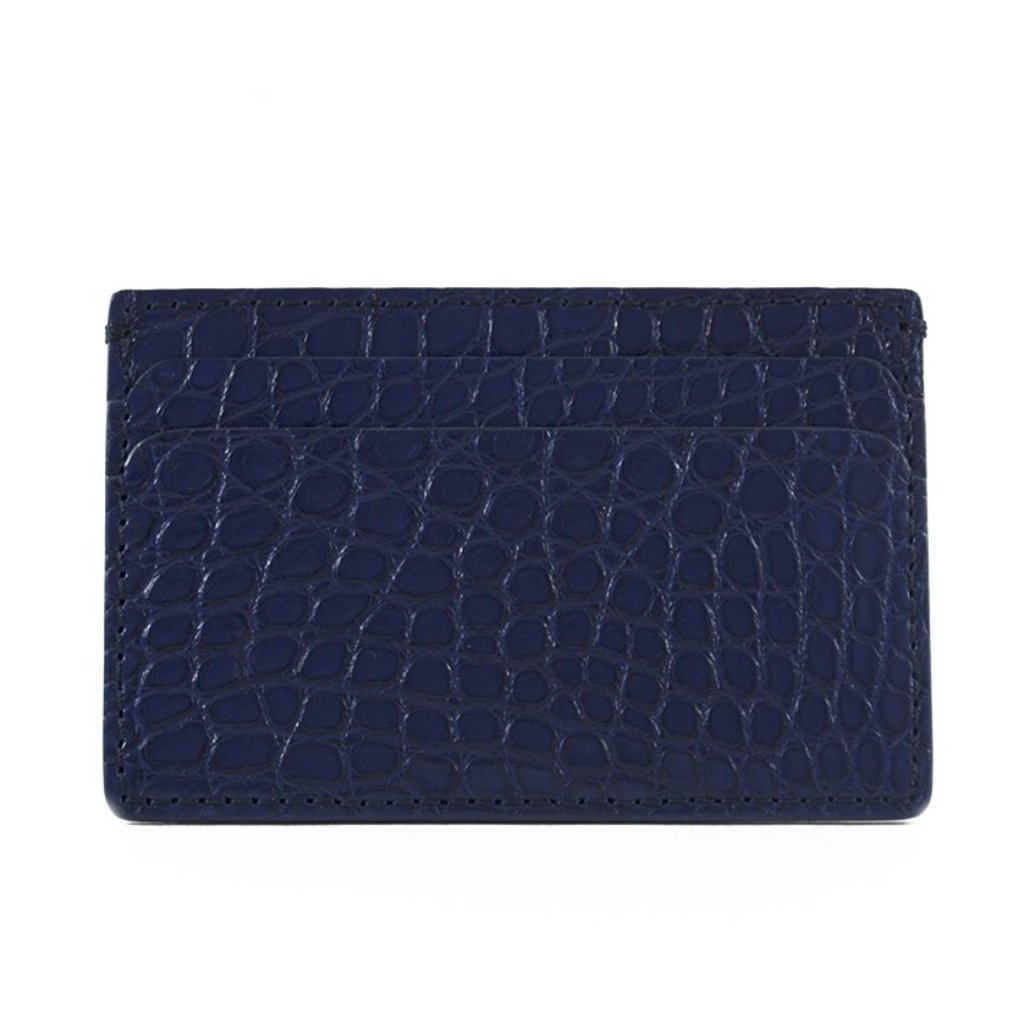 Genuine Matte Alligator 5-Pocket Card Case | BPW5859M