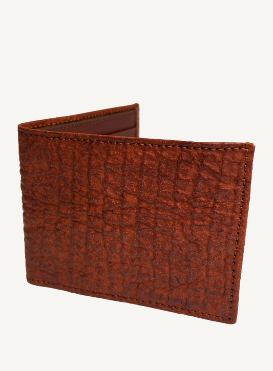 Cognac Genuine Shark Wallet | BPW7685