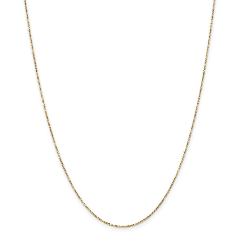 14k Yellow Gold Horseshoe Necklace