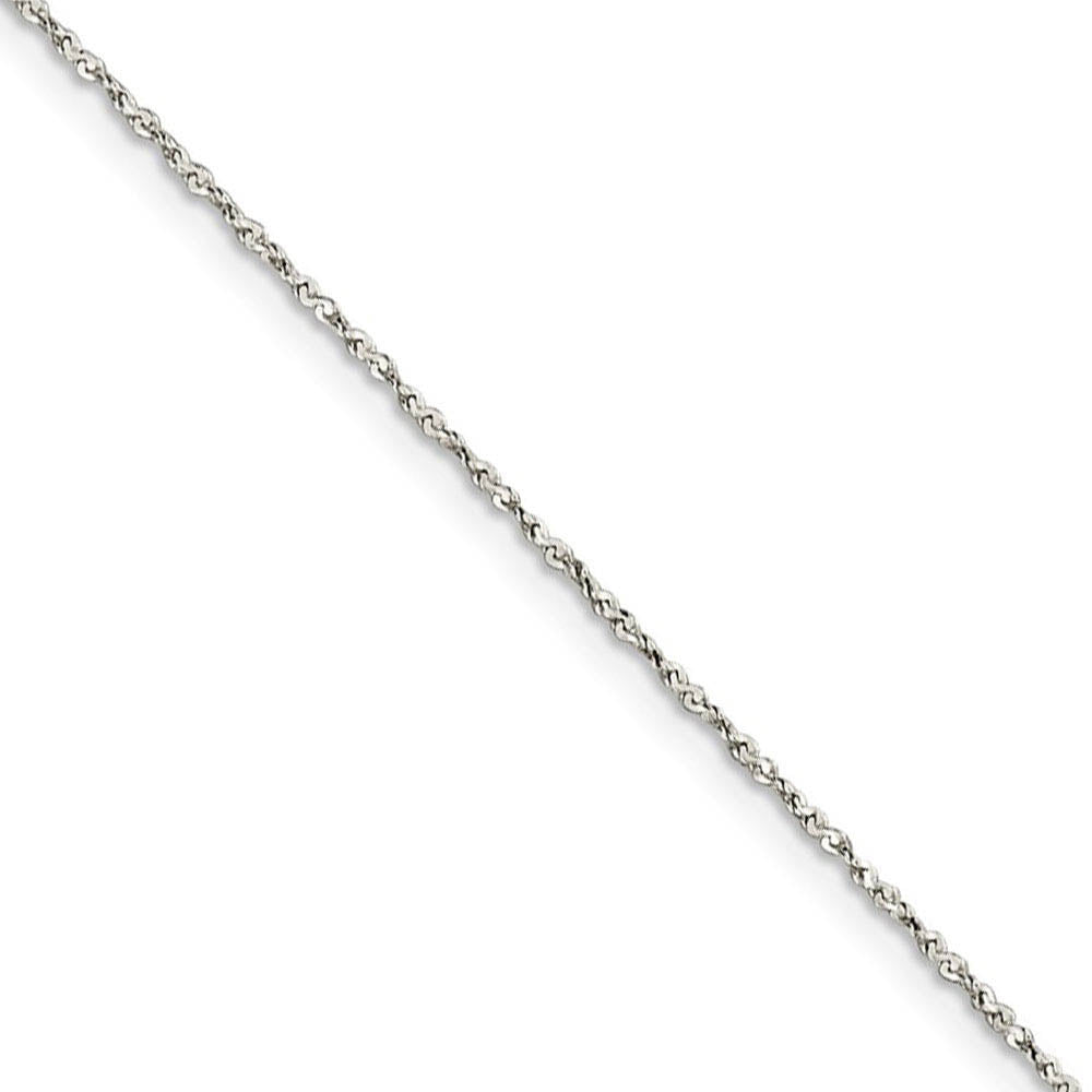 0.5mm, Sterling Silver, Twisted Serpentine Chain, 24 inch