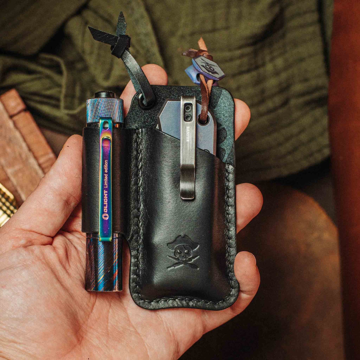 Knife Sheath - Sailor | Leather EDC | Pocket Knife Holder