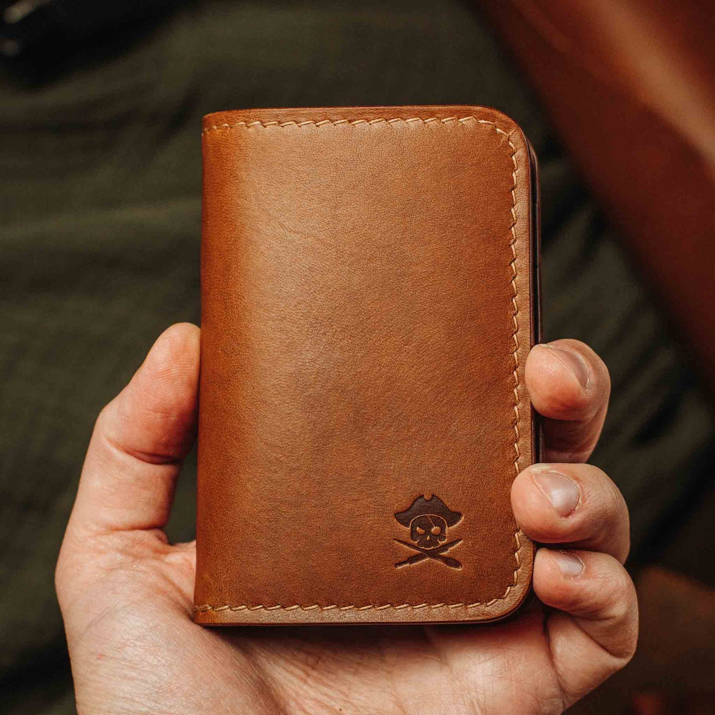 Slim Bifold Wallet - Buccaneer | Minimalist Card Holder | Handcrafted EDC