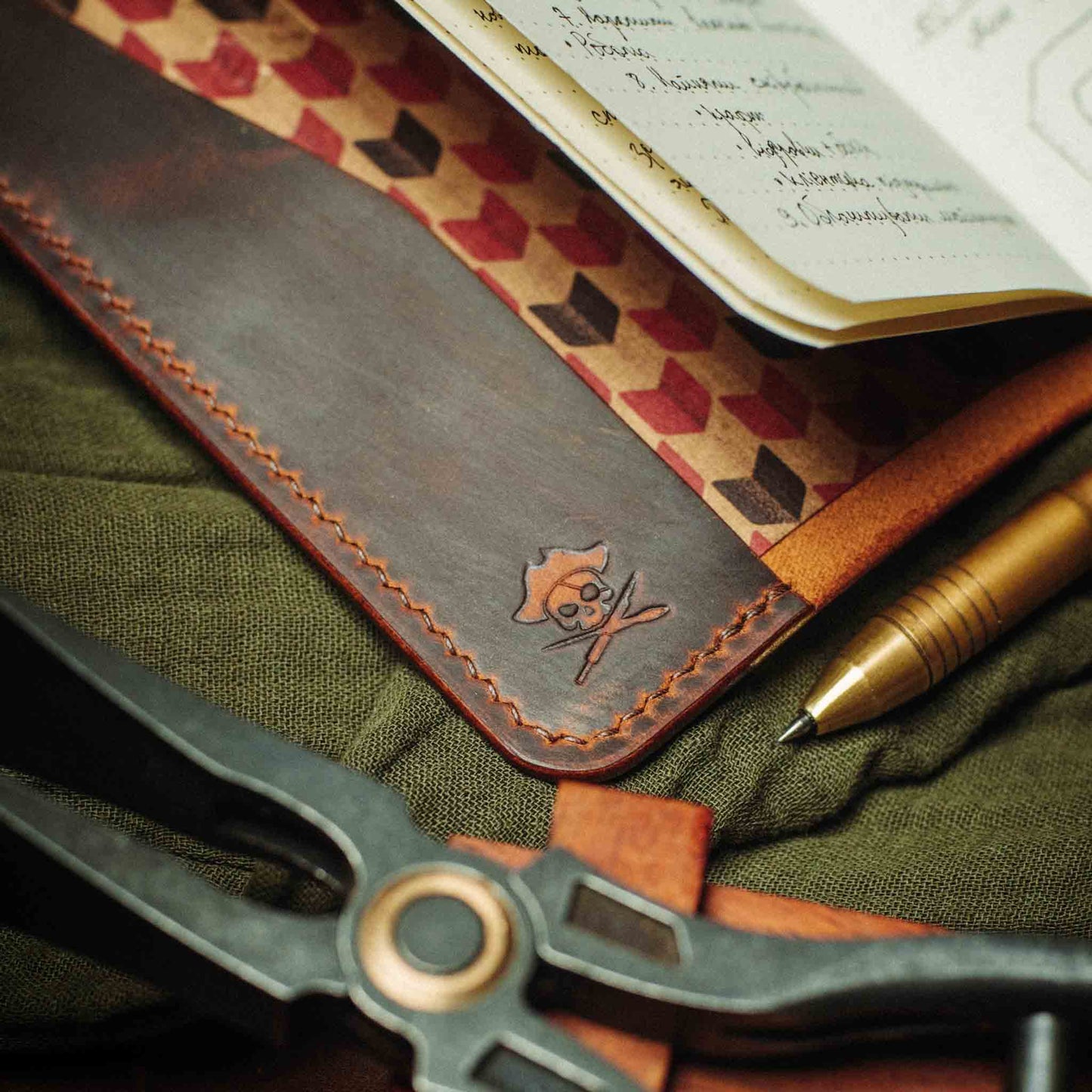 Field Notes Cover - Navigator | Leather Journal Holder | EDC