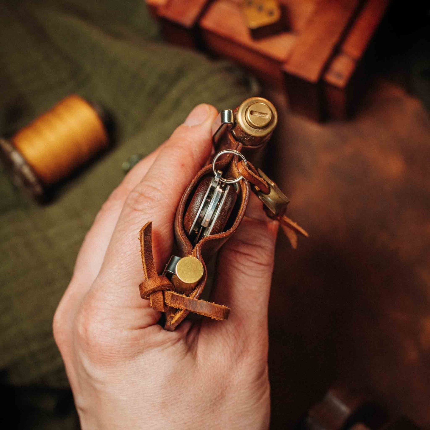 EDC Pocket Organizer - First Mate v3 | Leather Pocket Carrier