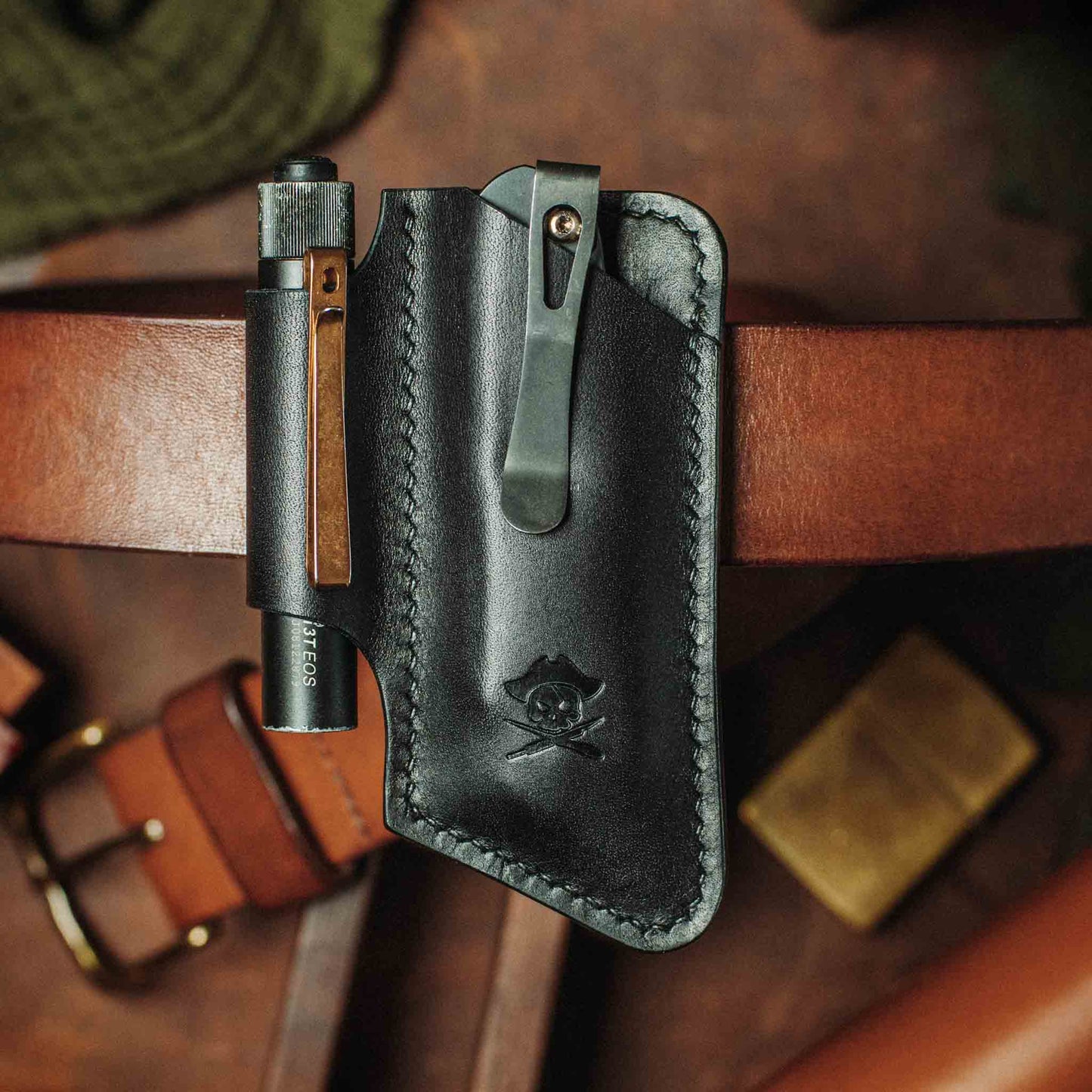 Belt Knife Sheath - Sailor v4 | Leather EDC | Knife Holder
