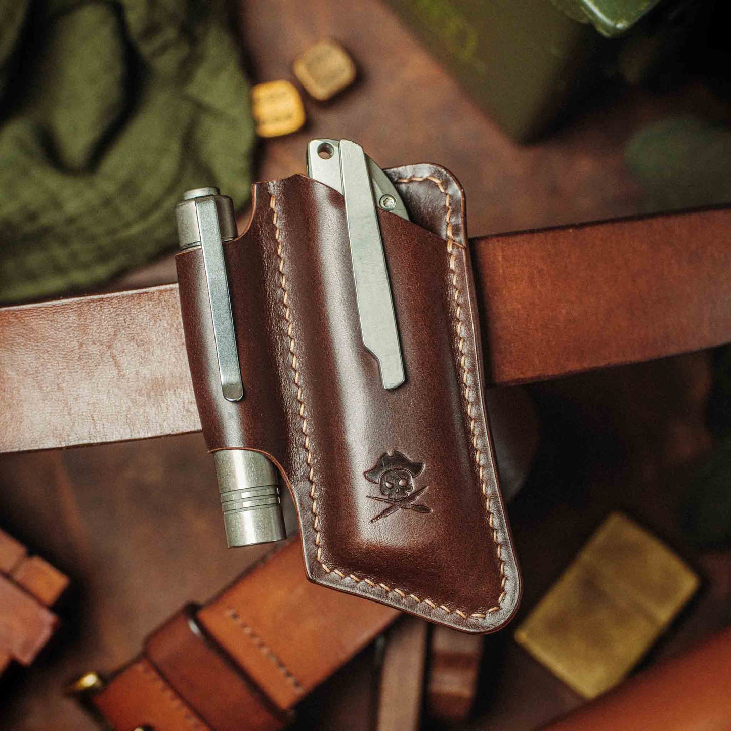 Belt Knife Sheath - Sailor v4 | Leather EDC | Knife Holder