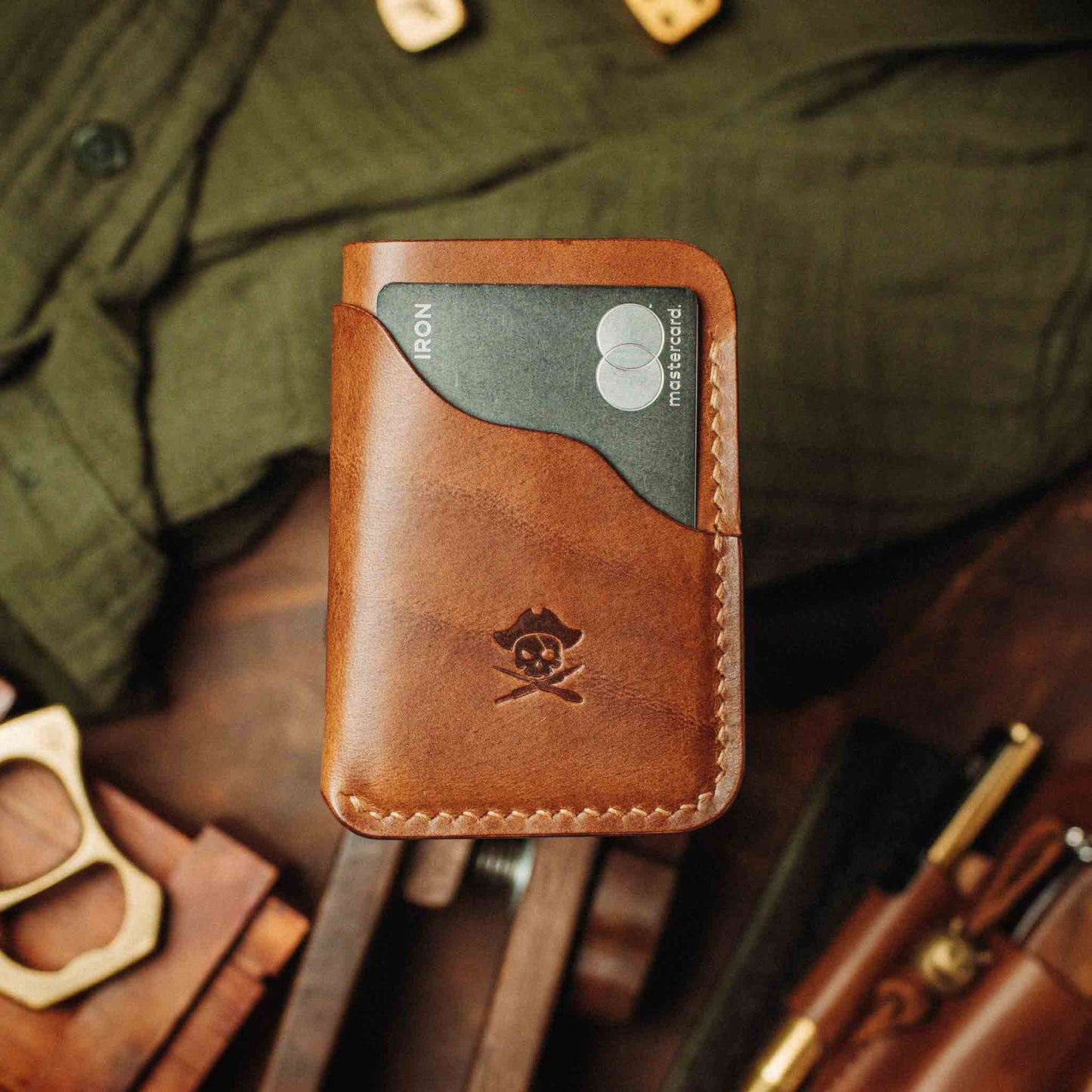 Slim Card Holder - Venturer v2 | Minimalist Leather Wallet | EDC