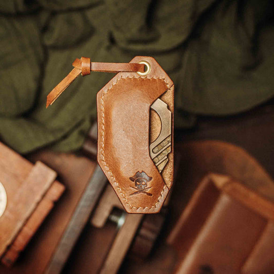 Pharaoh Bottle Opener Holder - King’s Pocket | Leather Case | Pharaoh Accessory