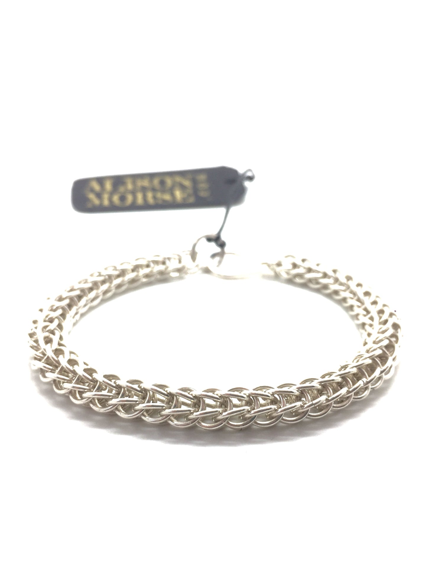 Foxtail Chainmaille Bracelet in Sterling Silver