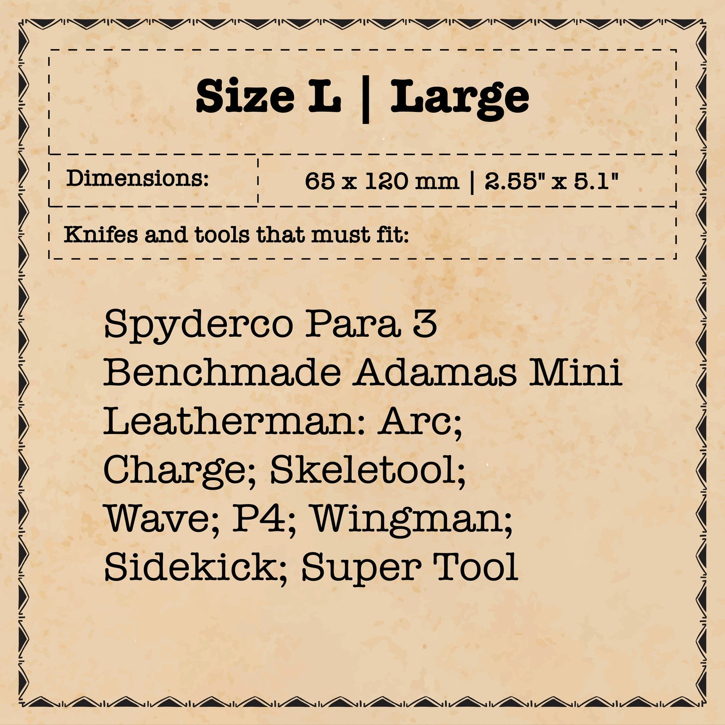 Knife Sheath - Sailor | Leather EDC | Pocket Knife Holder