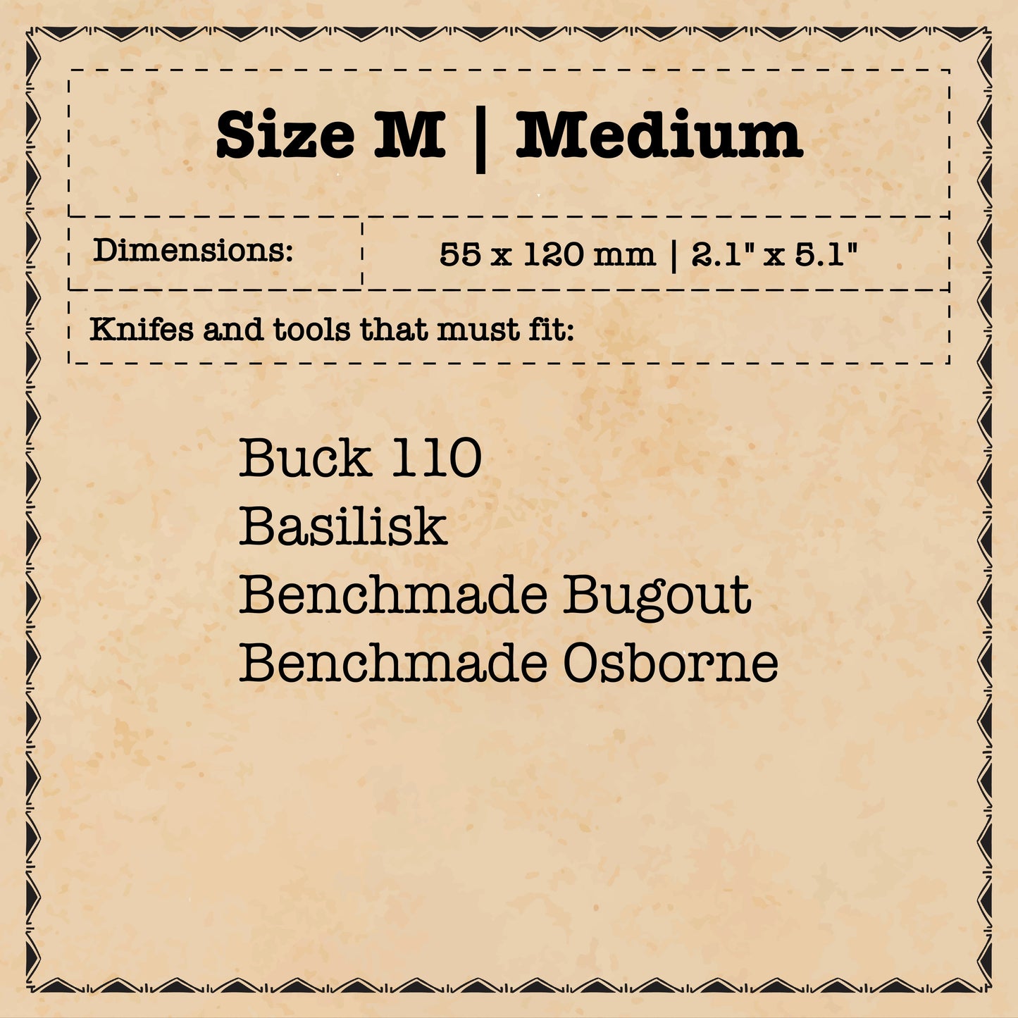 Knife Sheath - Sailor | Leather EDC | Pocket Knife Holder