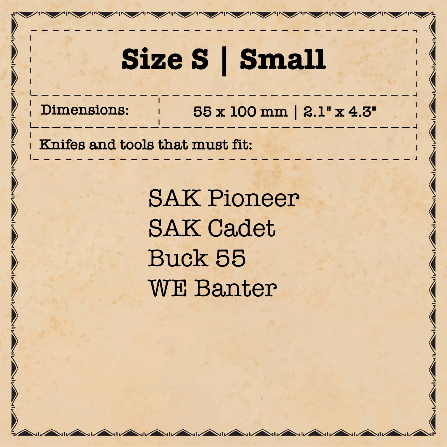 Knife Sheath - Sailor v3 | Leather EDC | Pocket Knife Holder