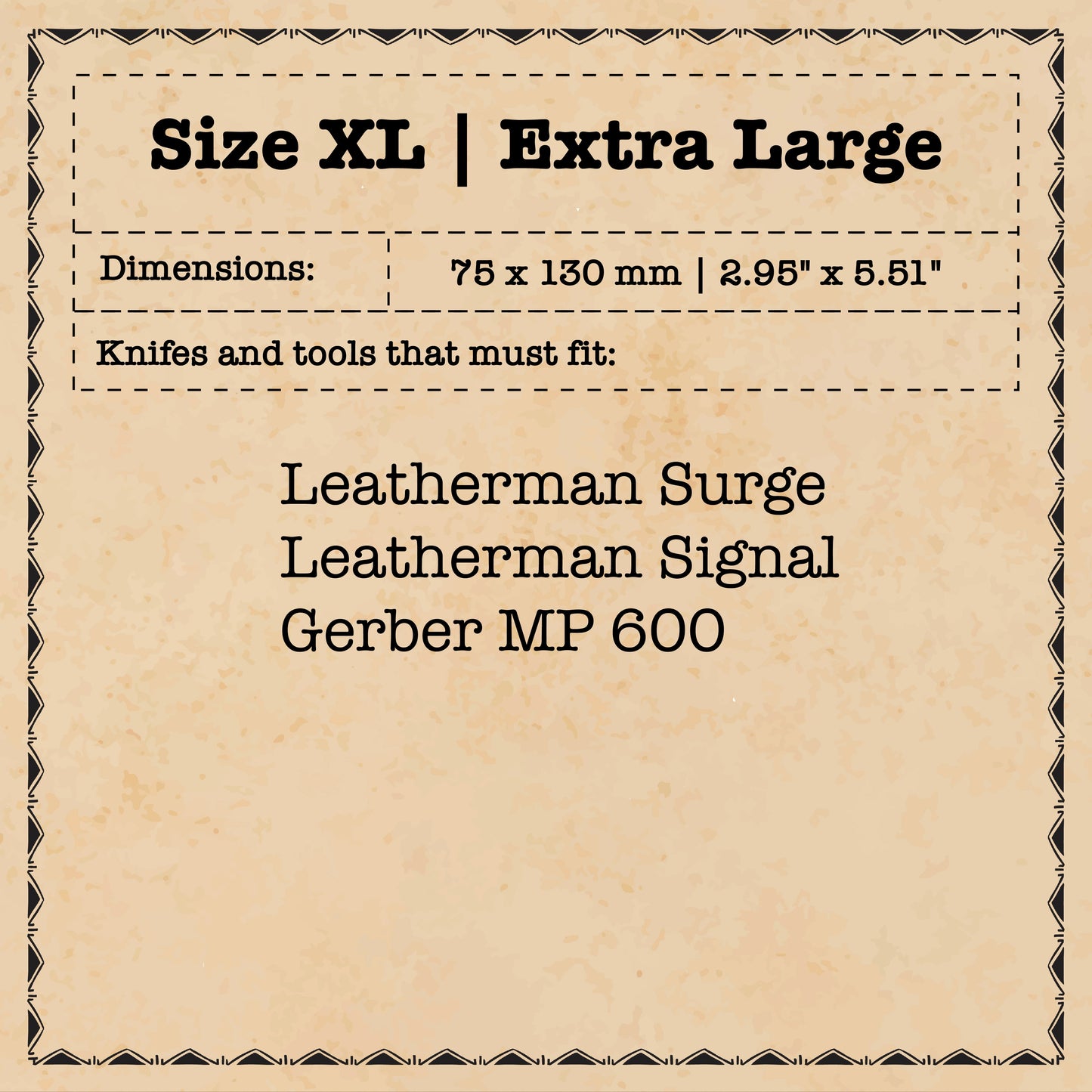 Knife Sheath - Sailor | Leather EDC | Pocket Knife Holder