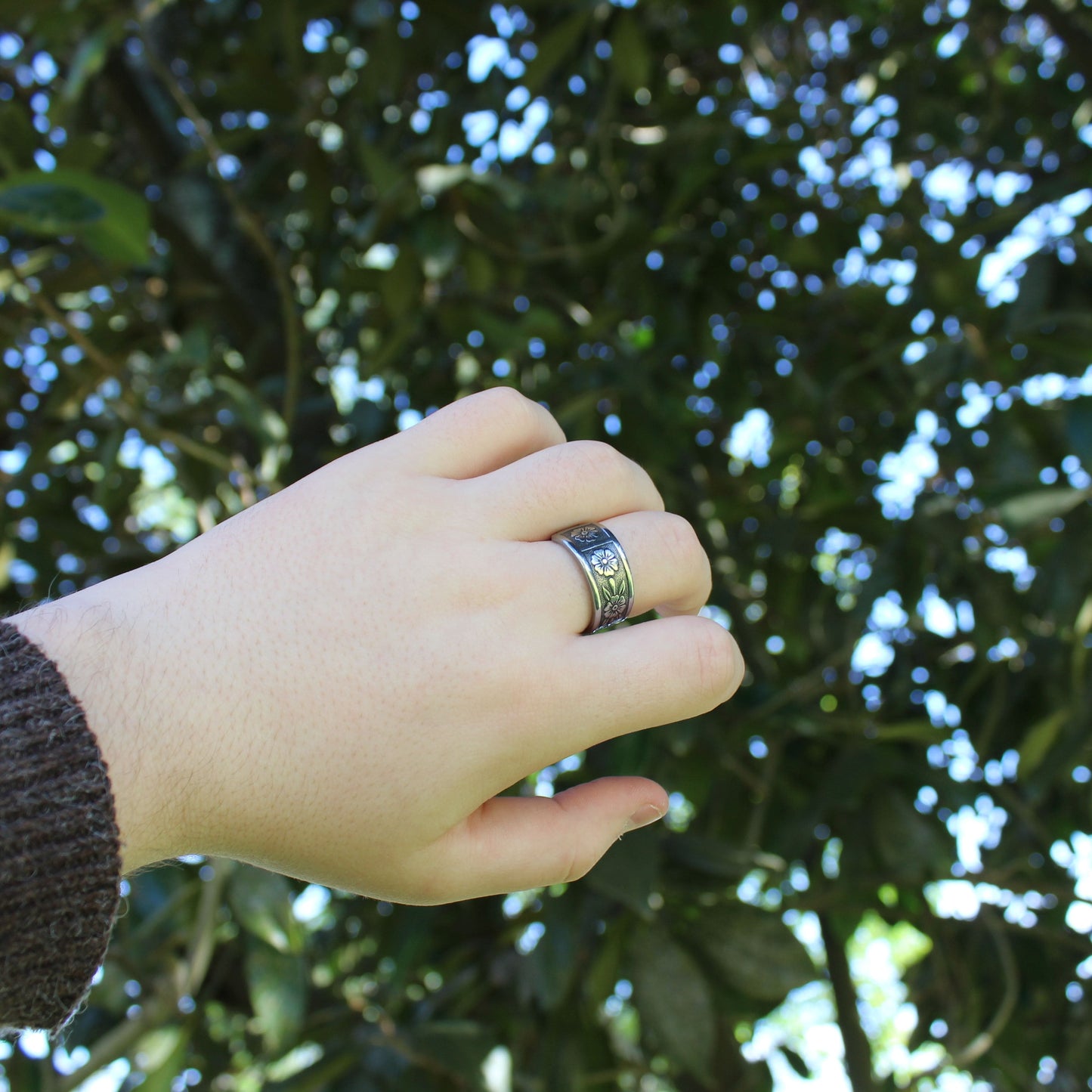 Garden Temple Spoon Ring