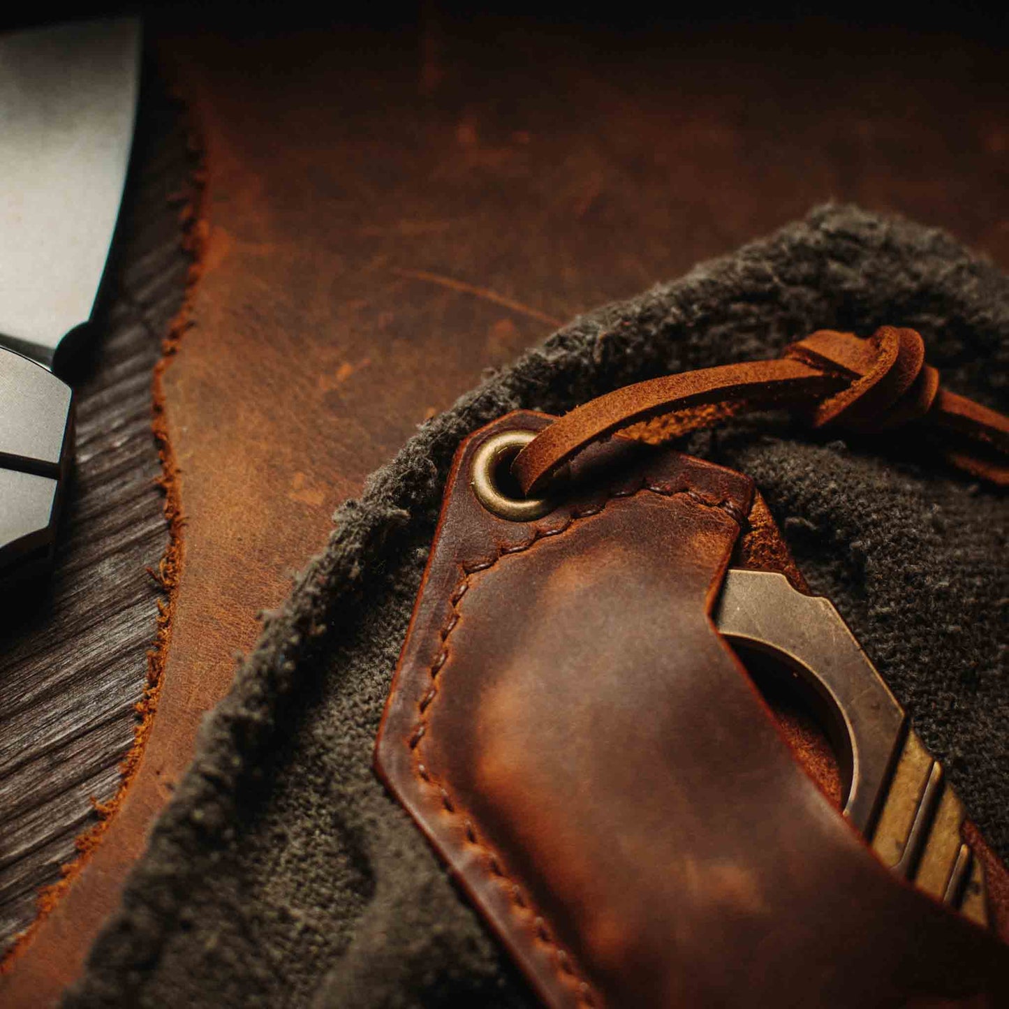 Pharaoh Bottle Opener Holder - King’s Pocket | Leather Case | Pharaoh Accessory