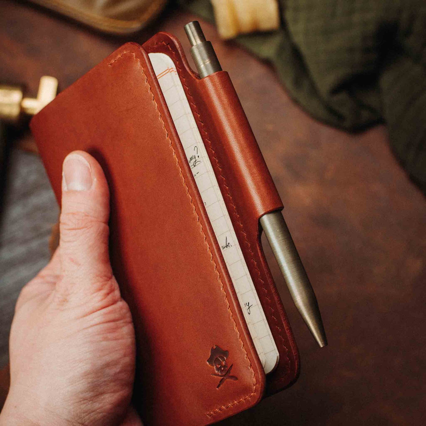 Field Notes Cover - Navigator | Leather Journal Holder | EDC