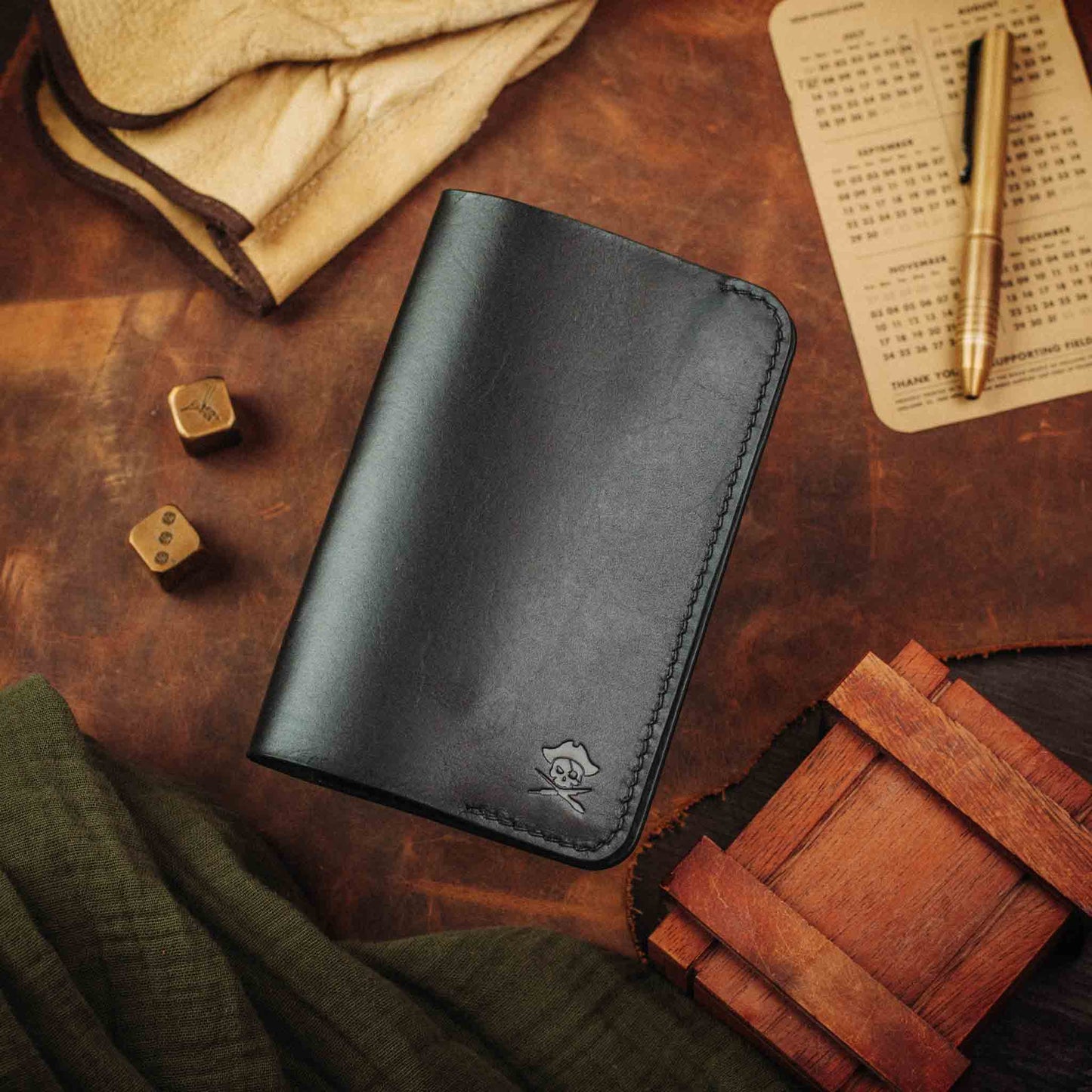 Field Notes Cover - Navigator | Leather Journal Holder | EDC