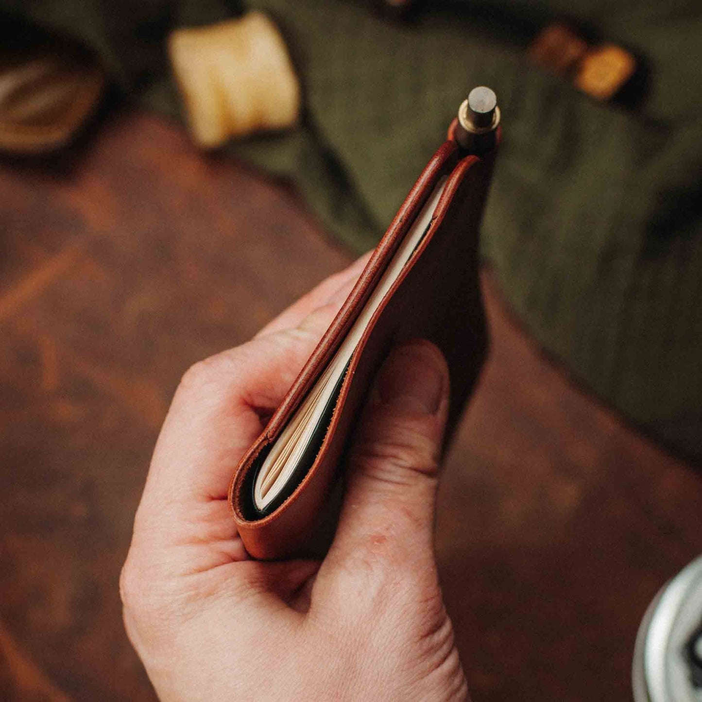 Field Notes Cover - Navigator | Leather Journal Holder | EDC