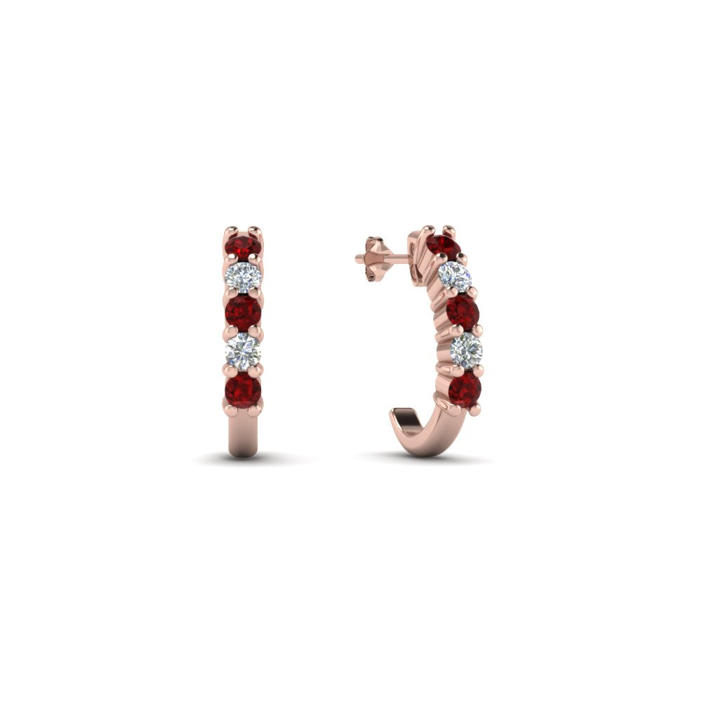 Half Huggie Hoop Earring